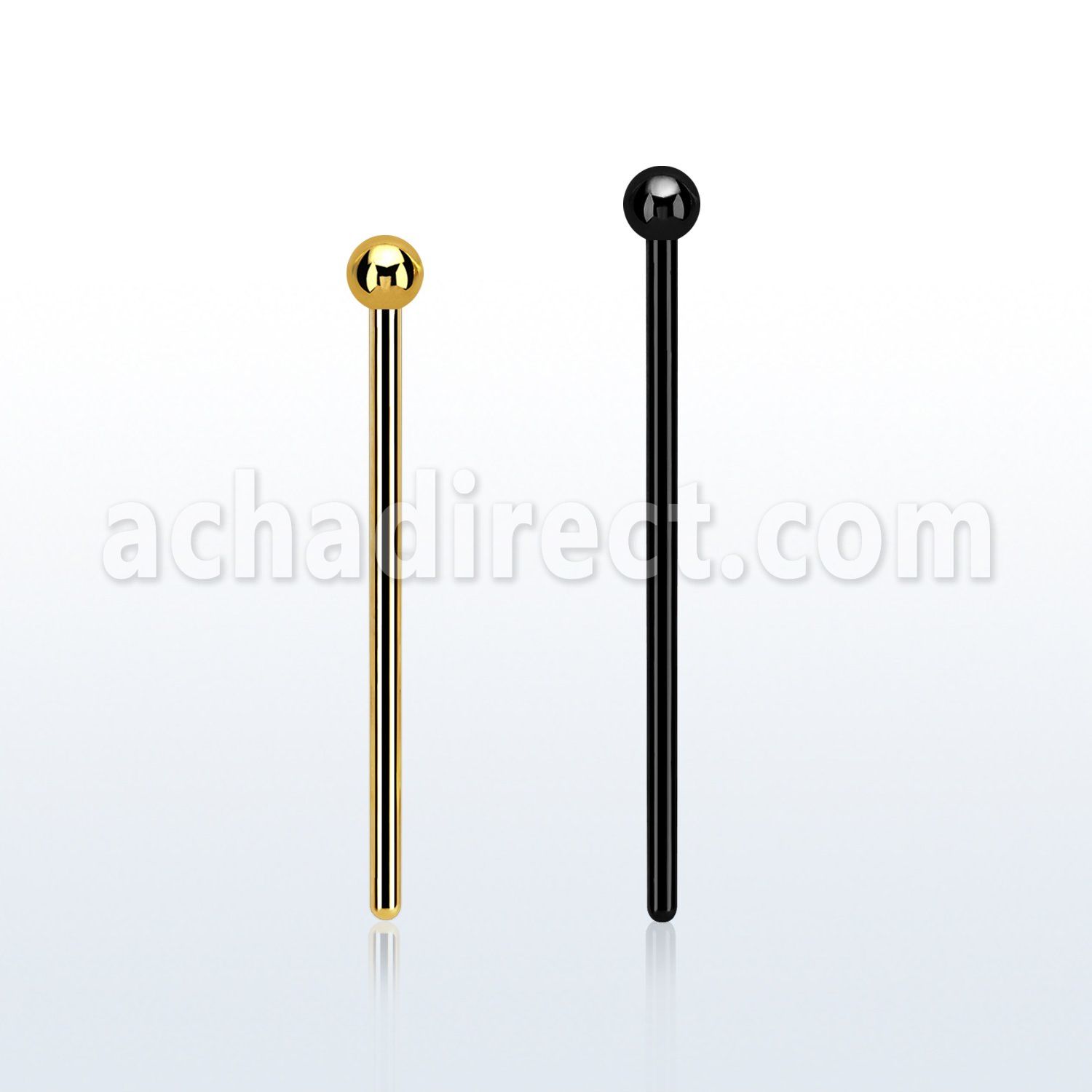 snybt20 piercing nariz doblar tu mismo acero 316l pvd bola 2mm al por mayor