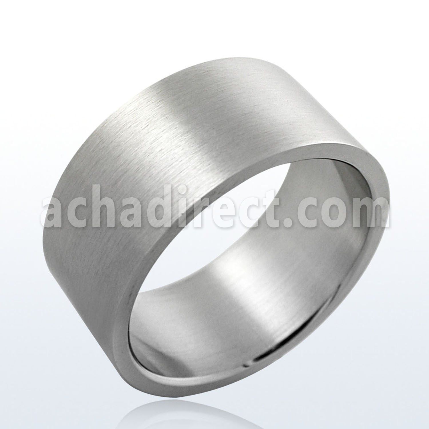 sr125m anillo alianza ancha acero inoxidable mate mayorista