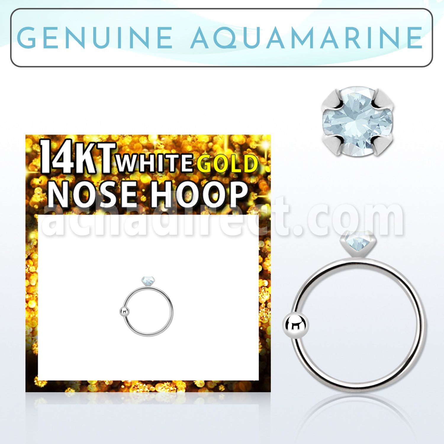 whge8 aro nariz oro blanco 14 kts 0 6mm aguamarina autentica 2mm venta