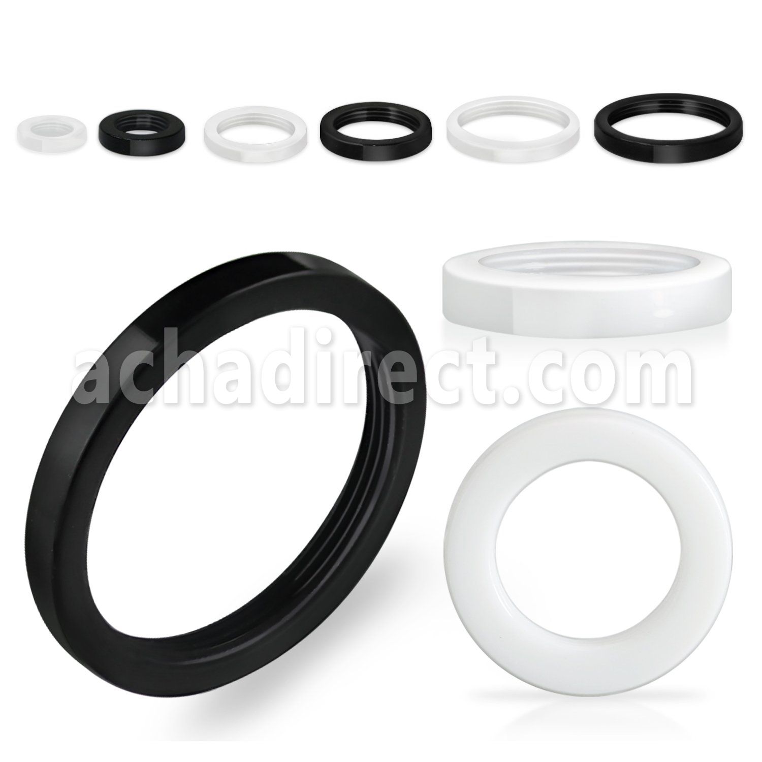 ari loose acrylic ring for screwfit acrylic plug tunnel