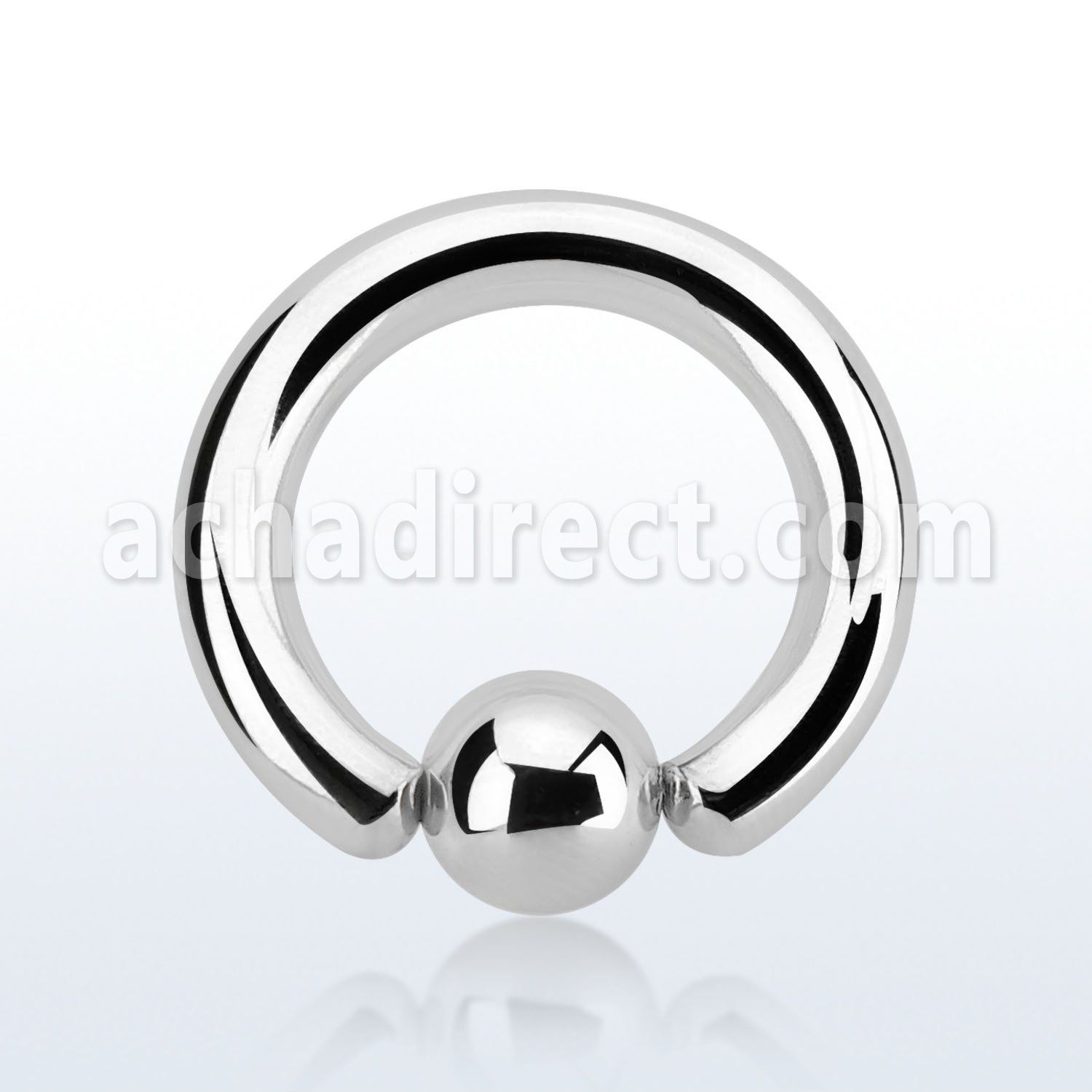 bcr6g 316l steel ball closure ring, 6g (4mm) w a 8mm ball