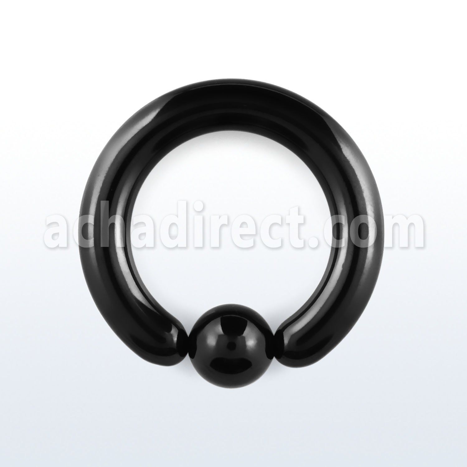 bcrt4 5mm pvd 316l steel ball closure ring with an 8mm ball