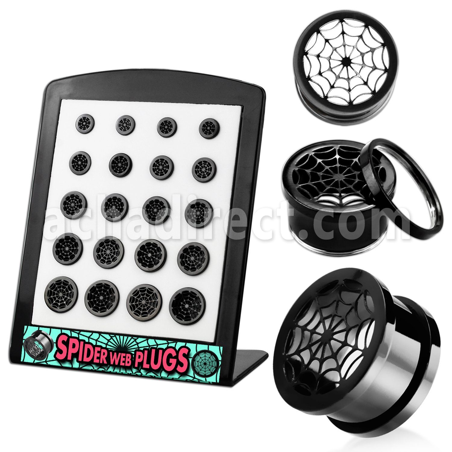 brpg106 board w anodized steel screwfit tunnel w spider web