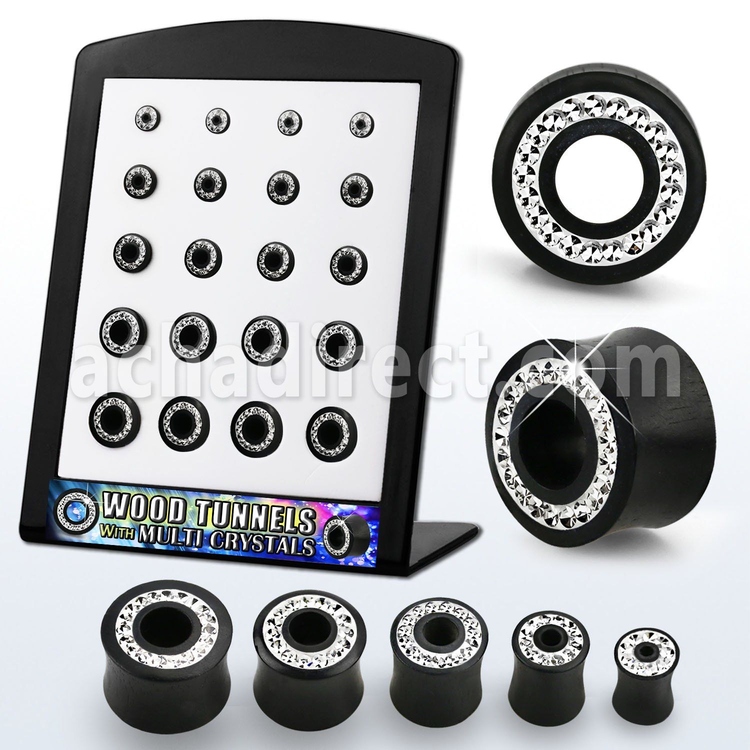 brpg179 board w sawo wood flesh tunnel w ferido multi crystals