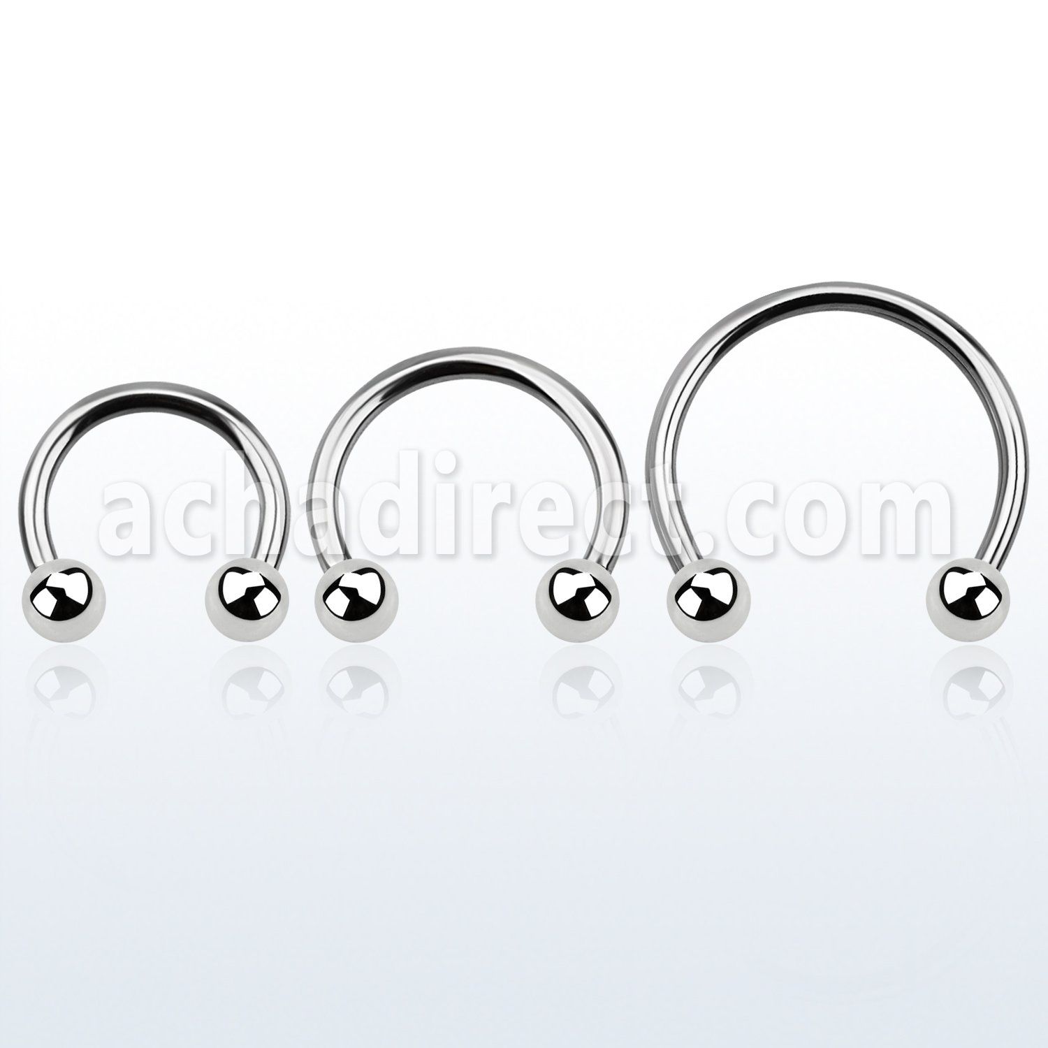 cbmb5l xxl steel circular barbell, 14g w 5mm balls