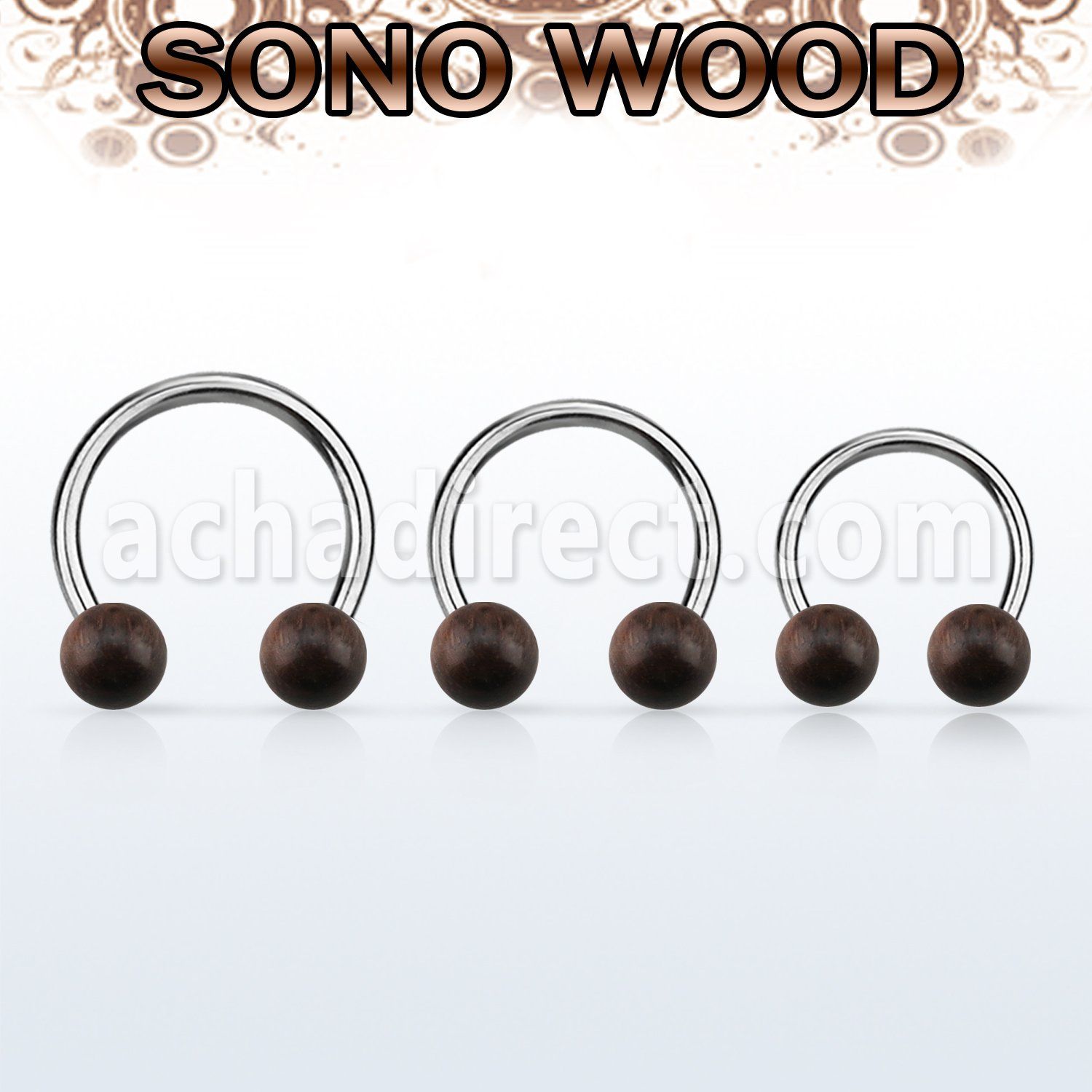cbsn5 organic circular barbell w 2 5mm sono wood balls