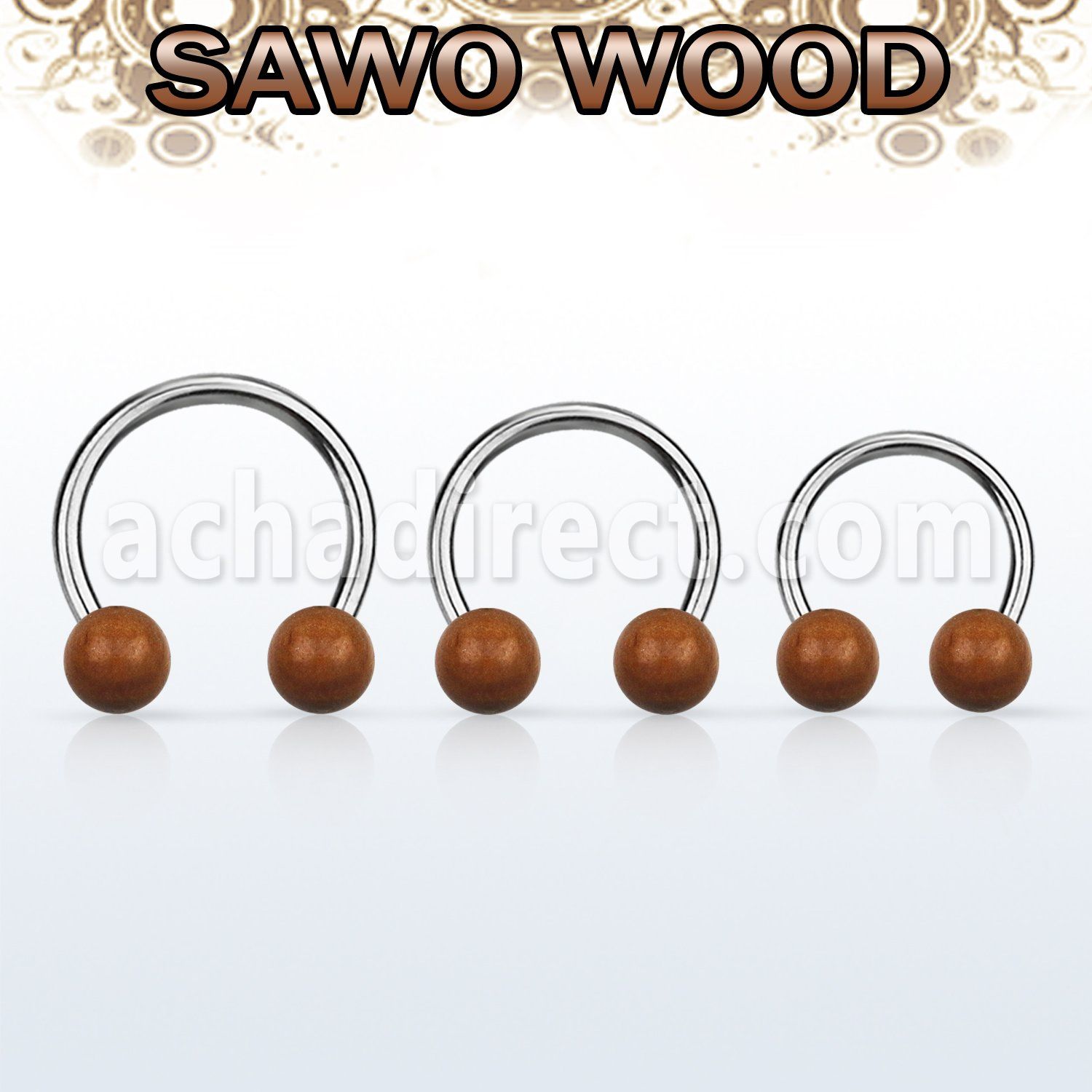 cbsw5 organic circular barbell w 2 5mm sawo wood balls