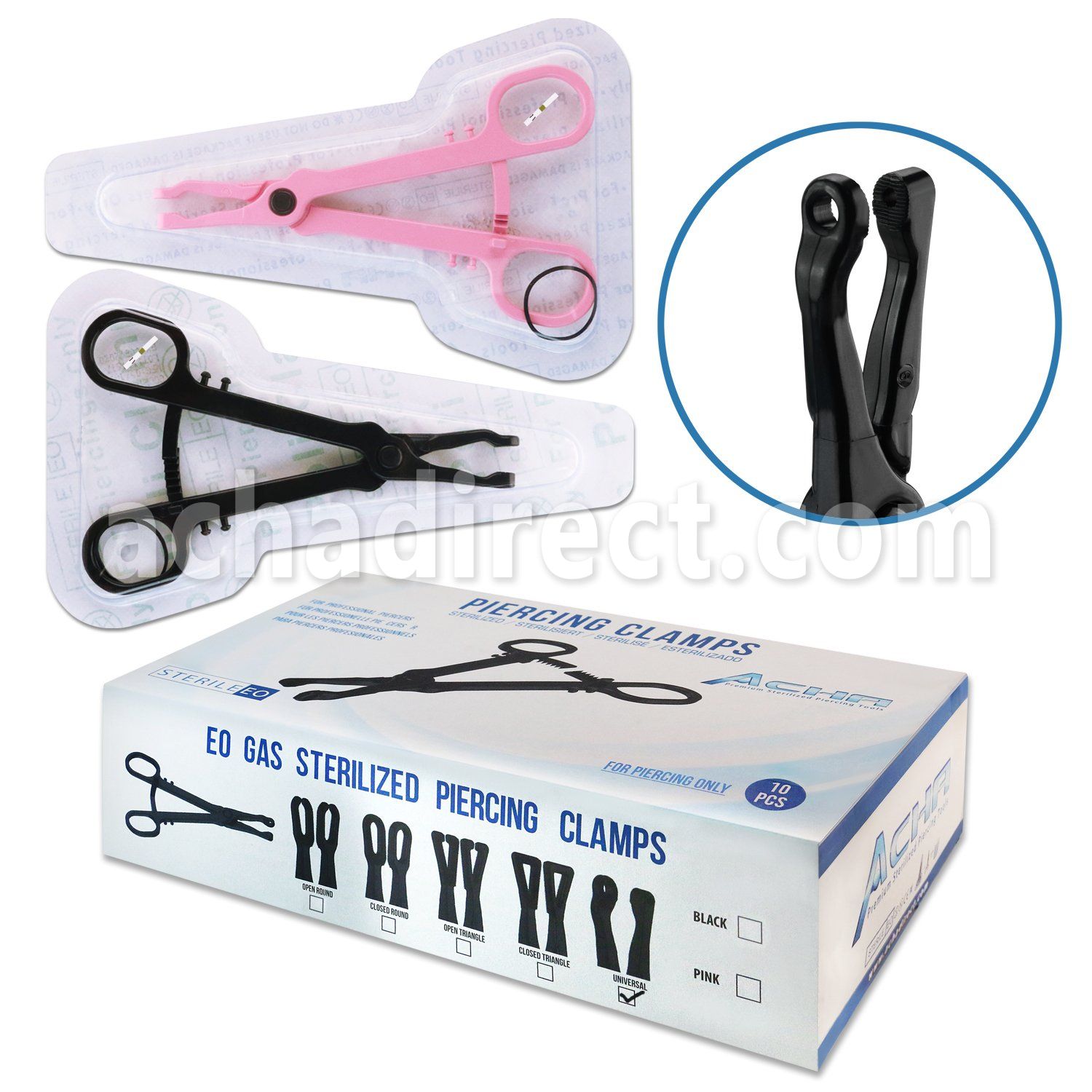 clampe sterilized single use piercing clamp universal shaped forceps