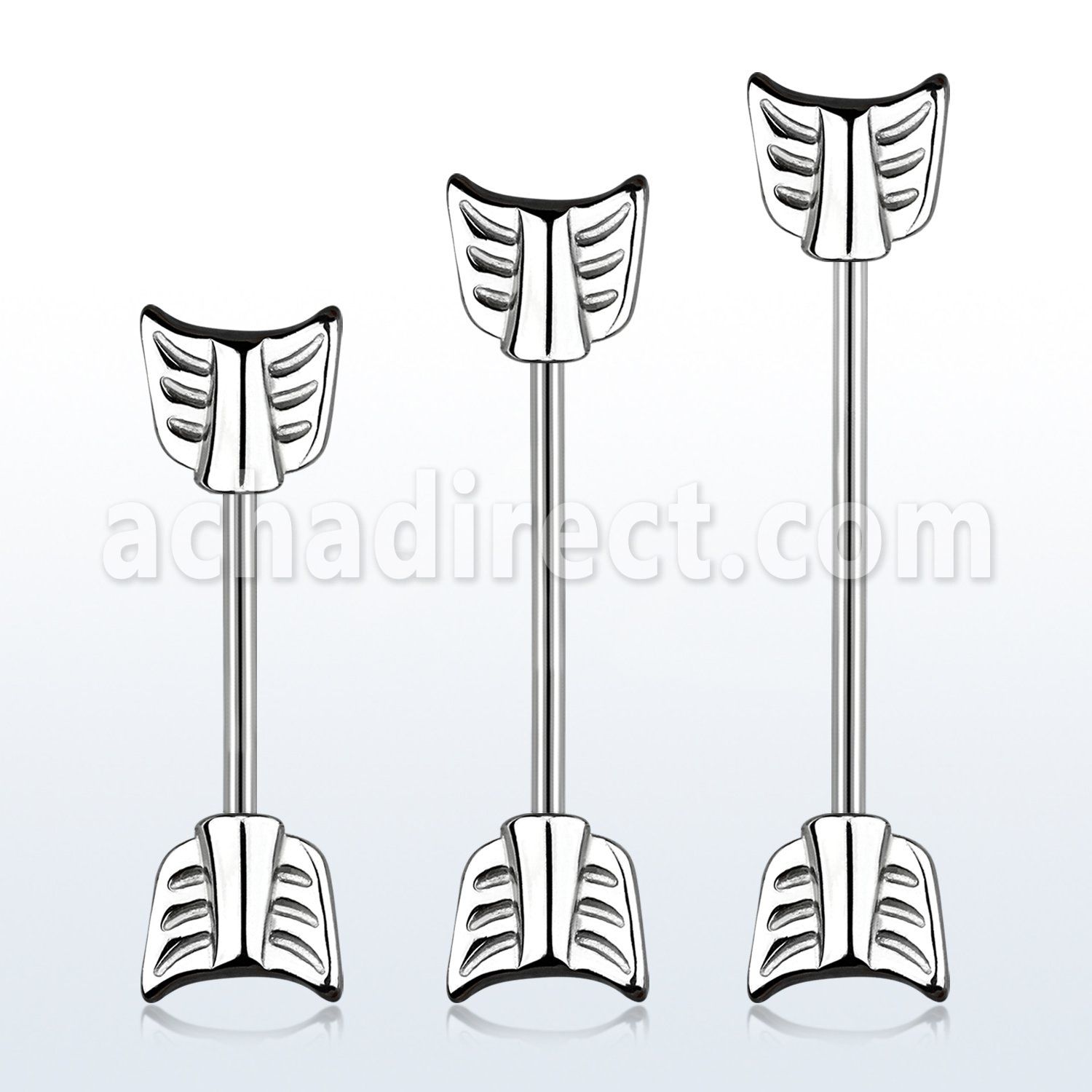 indsh39 surgical steel industrial barbell