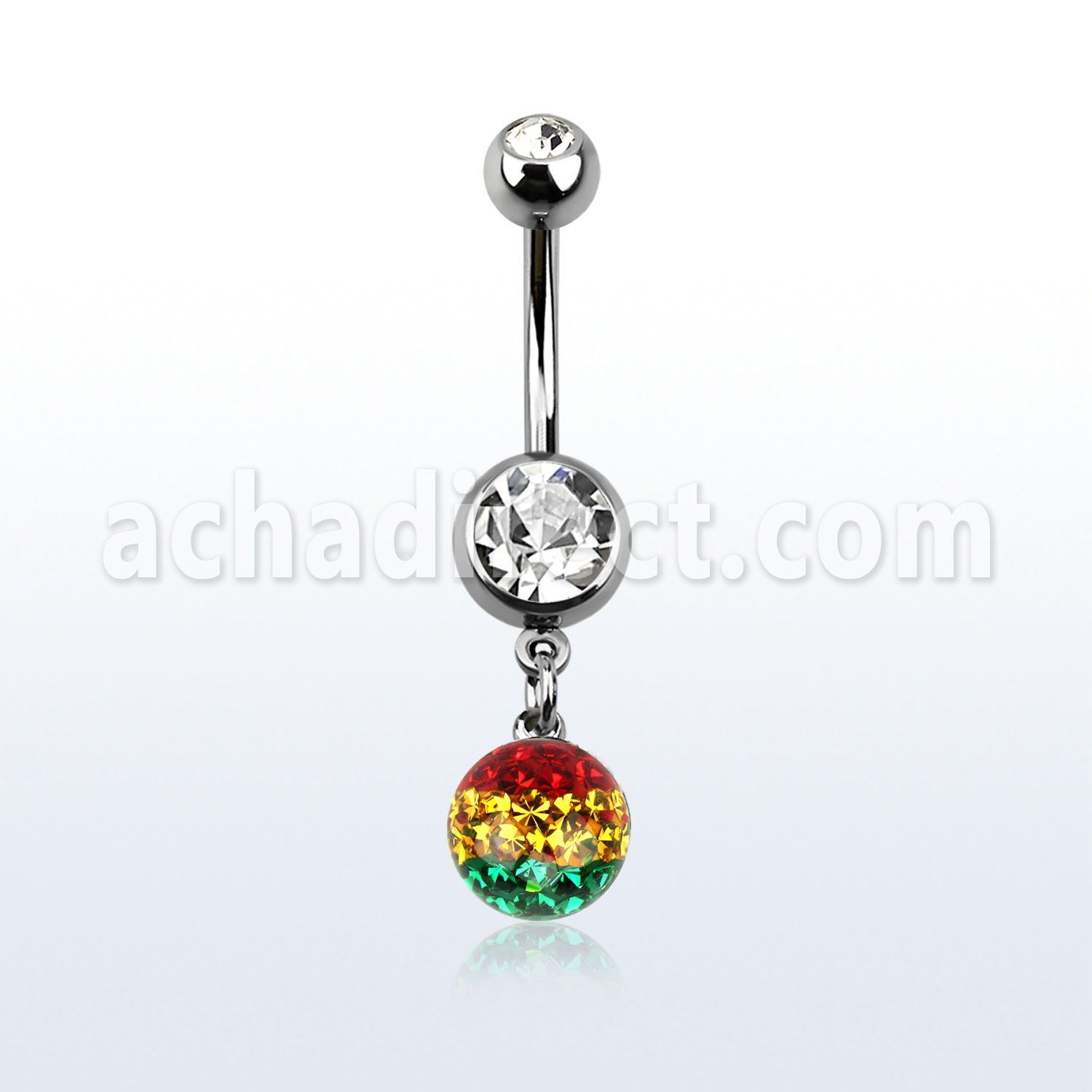 mcd626xr 316l banana with bezel 2 jewel ball rasta ferido ball