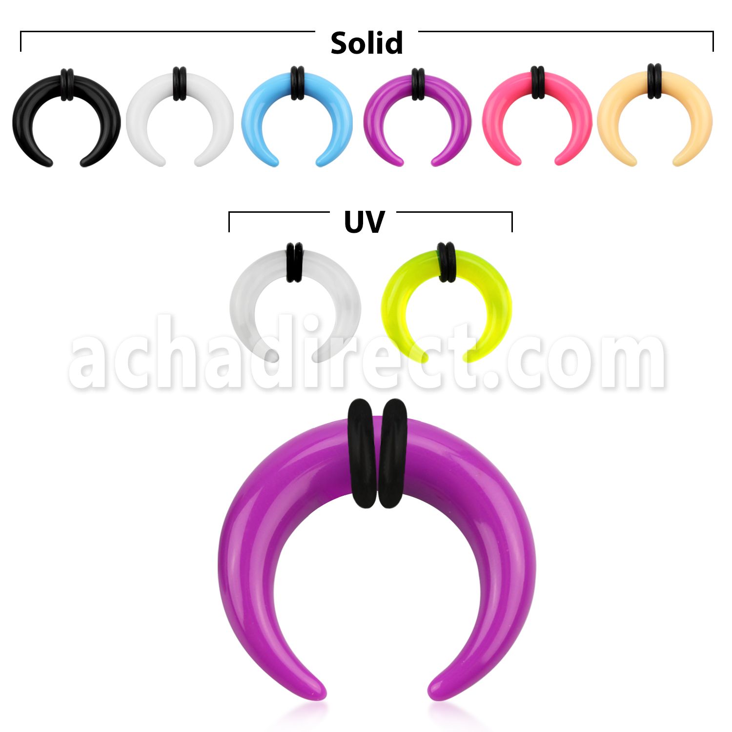 pacp acrylic pincher with double rubber o rings