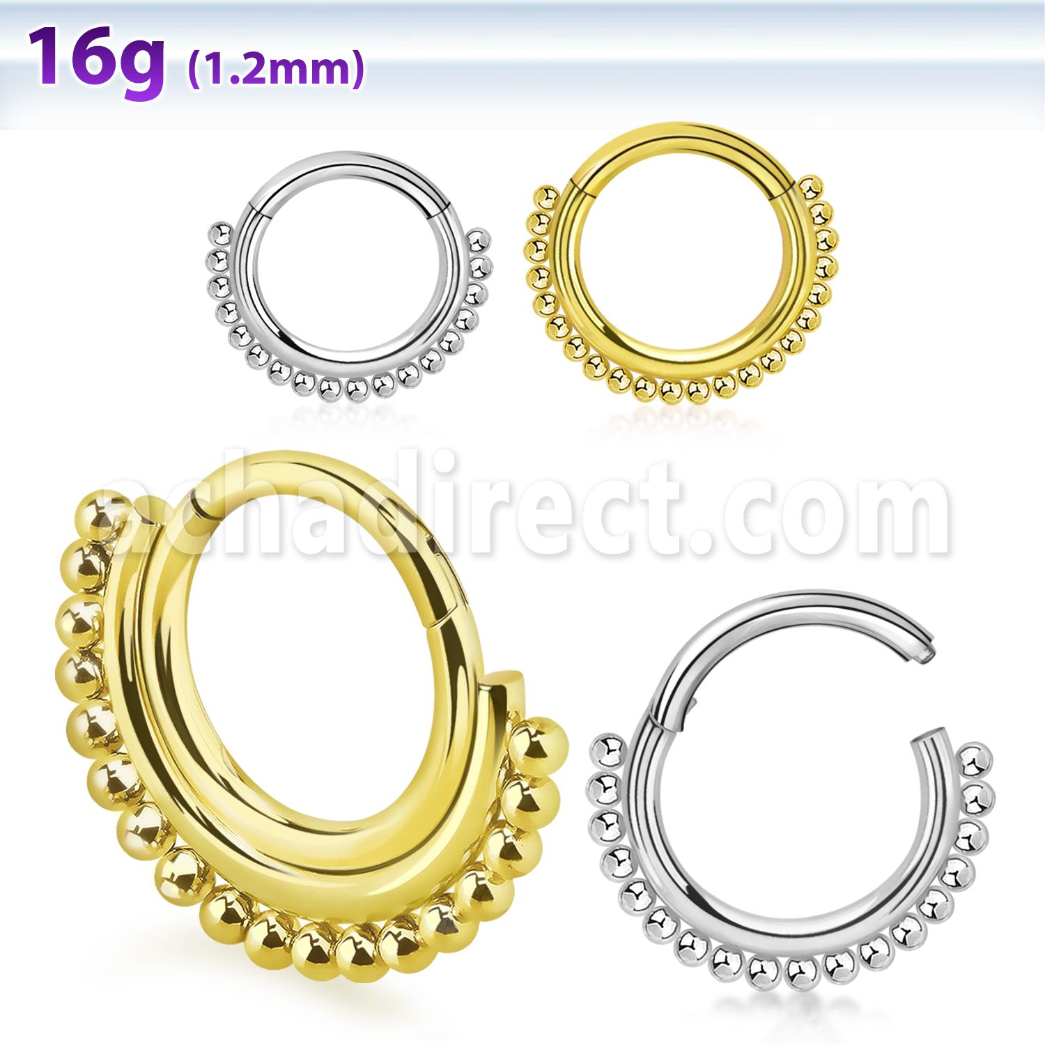 sgsh16 316l steel hinged segment ring chain balls