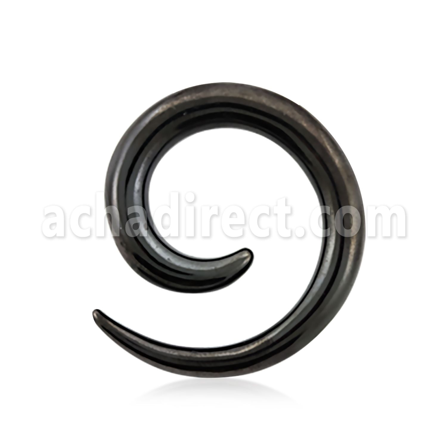 wspgt anodized 316l steel coil taper expander 10g to 0g