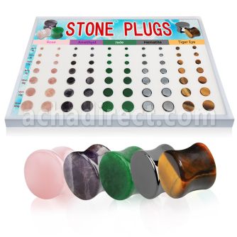 brpg109 display 70 dilataciones plug doble flare variadas  4mm 12mm distribuidor