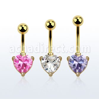 mdgz524 piercing ombligo acero 316l anodizado zirconia corazon 7mm distribuidor