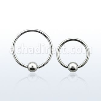 bcr20s 316l steel 0 8mm ball closure ring with 2 5mm ball