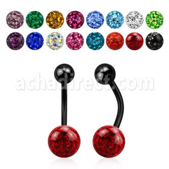 bntfr8 anodized steel belly banana 14g ferido ball