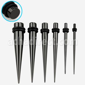 nltpgx pvd 316l steel taper w double o ring