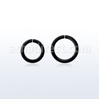 pvd plated surgical steel seamless ring   14g (1.6mm)