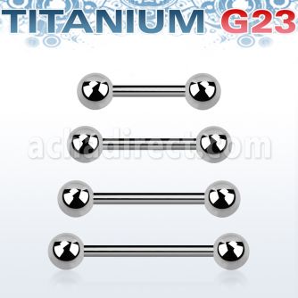 ubbnpg titanium g23 nipple barbell with two 5mm balls