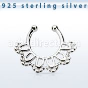agsepd3 falso septum plata 925 1mm hoja india 12mm venta