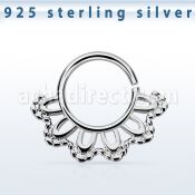 agsepv3 aro septum plata 925 1mm hoja indio 8mm distribuidor mayorista