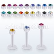 albajb3 labret bio flex bola cristal bisel 3mm distribuidor mayorista