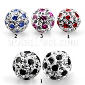 amfr8 bola 8mm multi cristal ferido puntos rosca distribuidor mayorista
