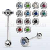 bbbtmc barbell lengua acero quirurgico bola anillo saturno 6mm 16mm mayorista