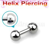 bber28 piercing helix acero quirurgico medias bolas acero 5mm se ajustan cerca piel venta