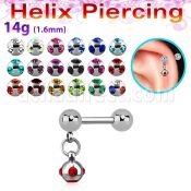 bber46b barbell helix acero quirurgico bolas acero 3mm bola multi joya 4mm mayorista