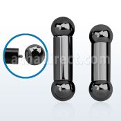 bbt0x barbell lengua acero 316l pvd 8mm bolas rosca externa 10mm distribuidor