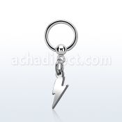 bcrglit aro bola presion acero 316l colgante acero liso rayo mayorista