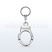 bcrs765 aro bola presion acero 316l colgante esposas grabado freedom plata mayorista