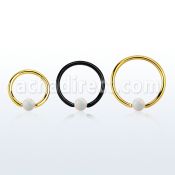 bcrt20o3 aro bola presion acero 316l pvd bola cierre 3mm opalo sintetico mayorista