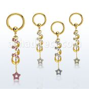 bcrtg701 aro bola presion acero 316l pvd dorado espiral estrella distribuidor