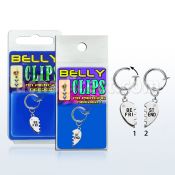 blcp686 piercing falso clip ombligo best friends colgado 1 pieza venta