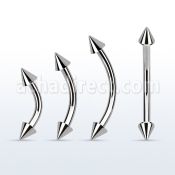 bnecn25 banana ceja acero quirurgico conos 2 5mm distribuidor