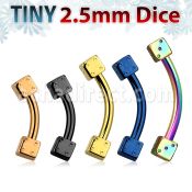 bnet2d25 banana ceja acero quirurgico anodizado dados 2 5mm distribuidor mayorista