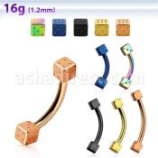 bnt2di banana ceja acero 316l anodizado dados 3mm distribuidor mayorista