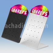 br10 display acrilico piercings display vacio 24 agujeros labret 12 pares piercings oreja al por mayor