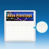 br13c caja espuma 52 agujeros piercing nariz incluyendo adhesivo distribuidor
