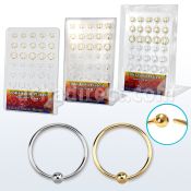 brnhp13 display 60 aros nariz plata esterlina aros nariz plata oro bola 0 6mm 8mm 12mm venta