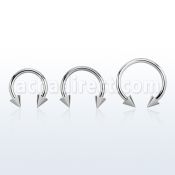 cbcnm barbell circular acero quirurgico conos 4mm al por mayor
