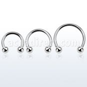 cbmb5l barbell circular diametro acero 316l bolas 5mm usar como arete mayorista