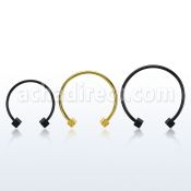 cbmtdi4l barbell circular diametro acero 316l anodizado 2 dados 4mm usar como arete al por mayor