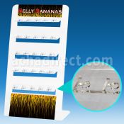 dac83 display acrilico vacio transparente 25 piercings ombligo. con agujero especial coger facilmente piercings cuando se necesite distribuidor