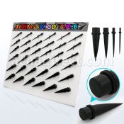 dmxp9 display 36 expansores madera areng anillo goma 3mm 10mm mayorista