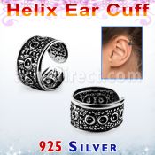 ehvcf15 piercing helix tipo ear cuff plata esterlina circulos mayorista