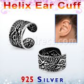 ehvcf17 piercing helix tipo ear cuff plata esterlina tortuga distribuidor mayorista